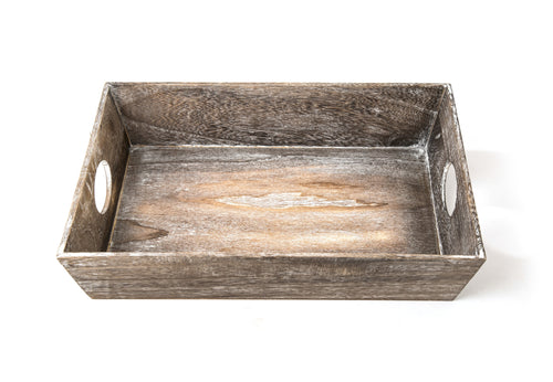 Brown Wood Tray 