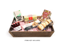 Load image into Gallery viewer, Brown Wood Tray Gift Basket
